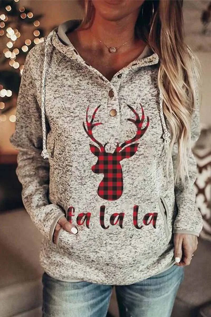 Chicindress Loose Letter Print Crew Neck Sweatshirt Tops