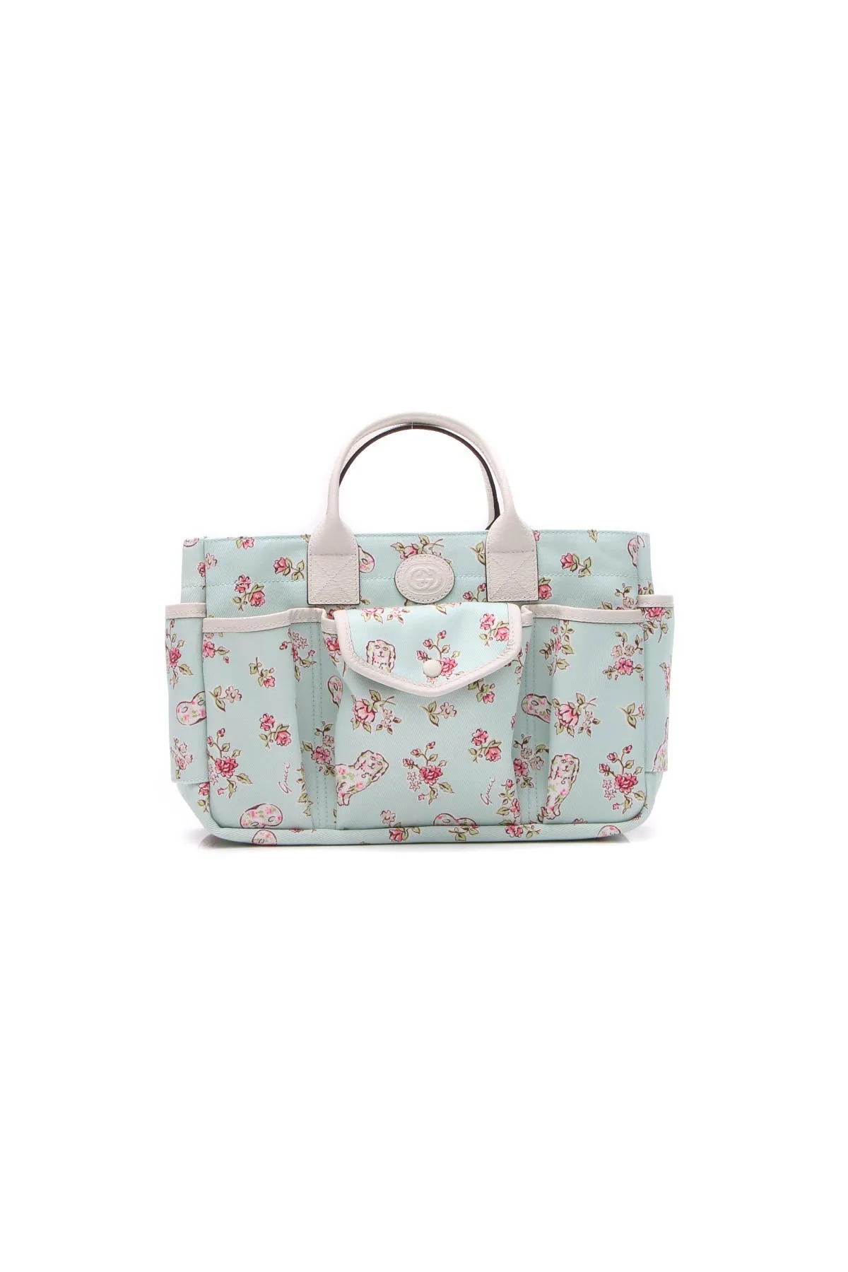 Children's Floral Print Tote Bag