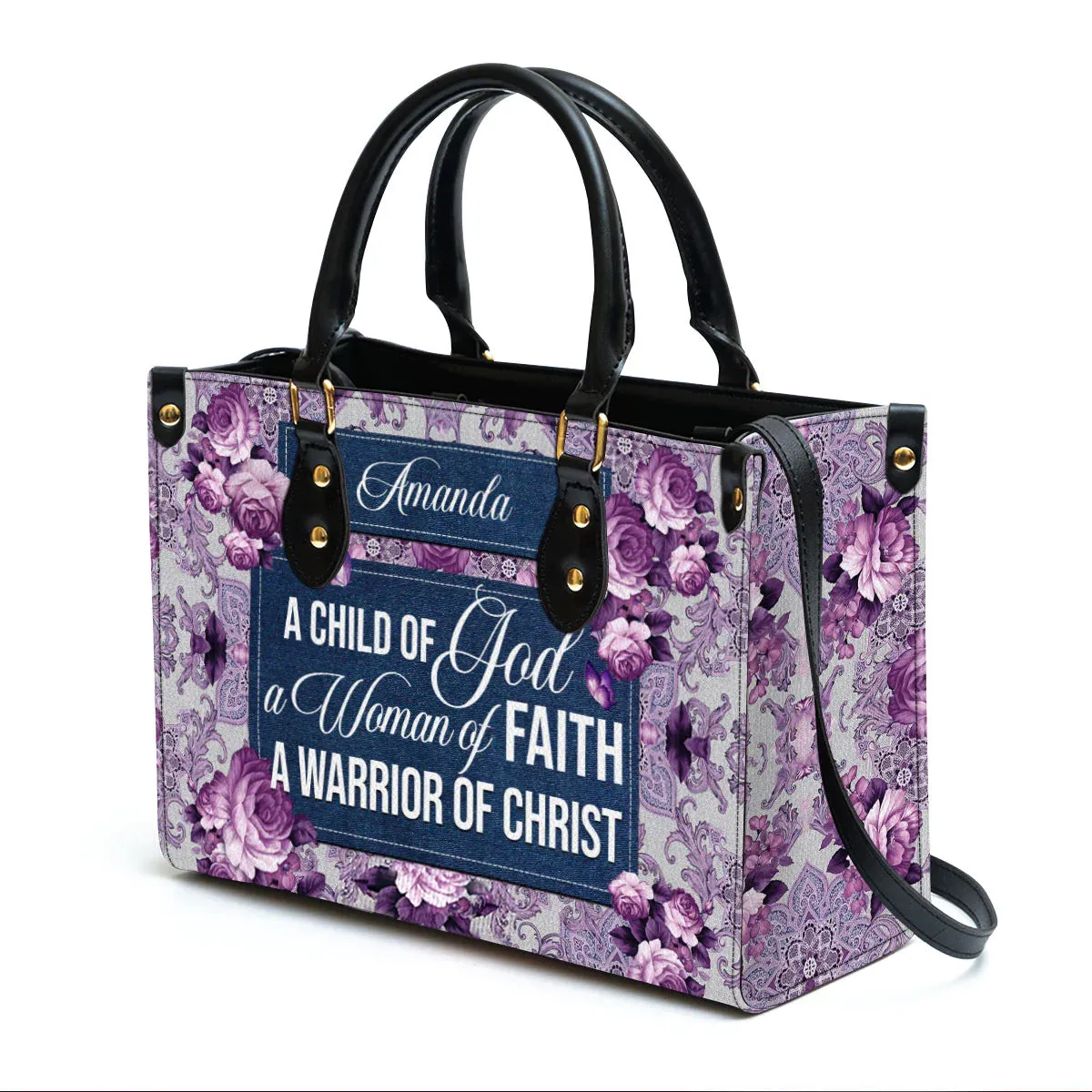 Christianart Designer Handbags, A Child Of God A Woman Of Faith, Personalized Gifts, Gifts for Women, Christmas Gift.
