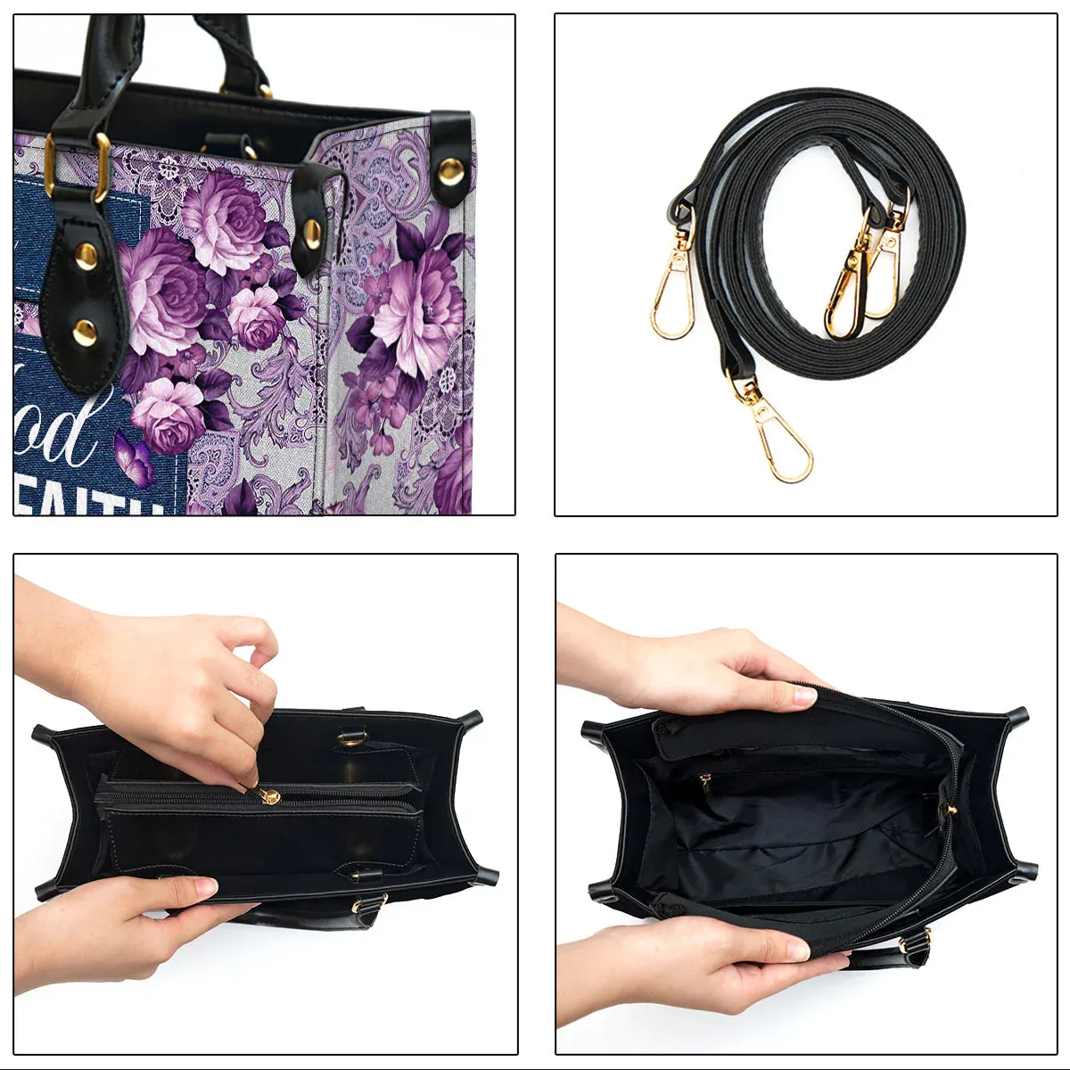 Christianart Designer Handbags, A Child Of God A Woman Of Faith, Personalized Gifts, Gifts for Women, Christmas Gift.