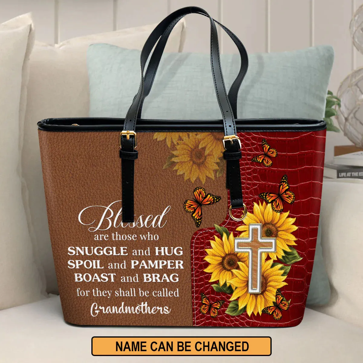 Christianart Designer Handbags, Blessed Are Those Who Spoil And Pamper, Personalized Gifts, Gifts for Women, Christmas Gift.