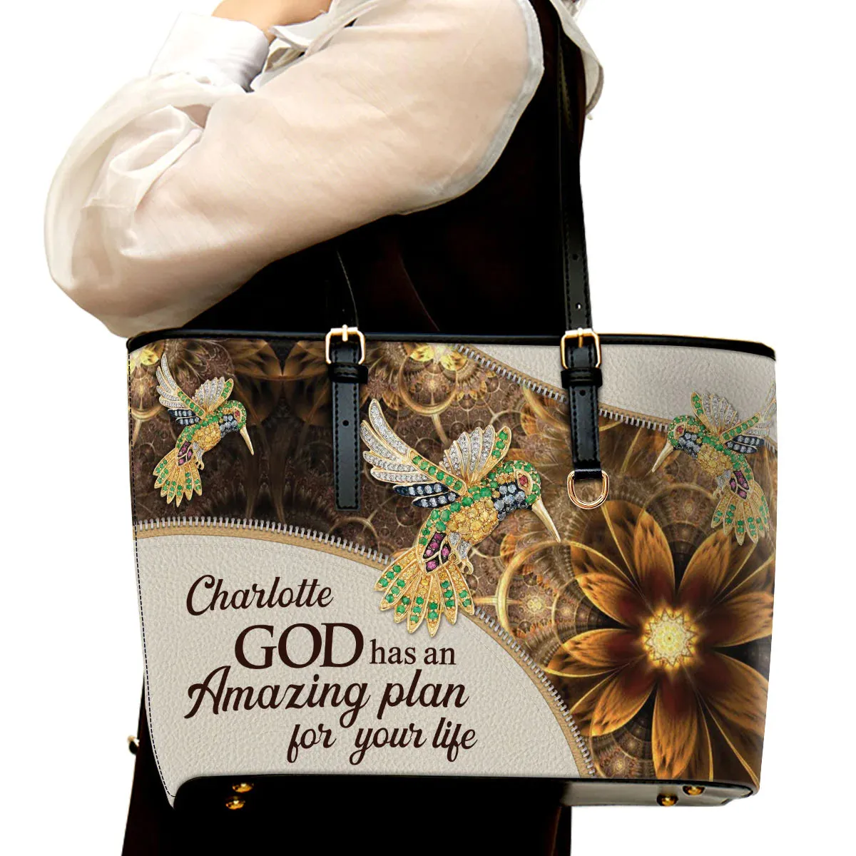 Christianart Designer Handbags, GOD Has An Amazing Plan For Your Life, Personalized Gifts, Gifts for Women.