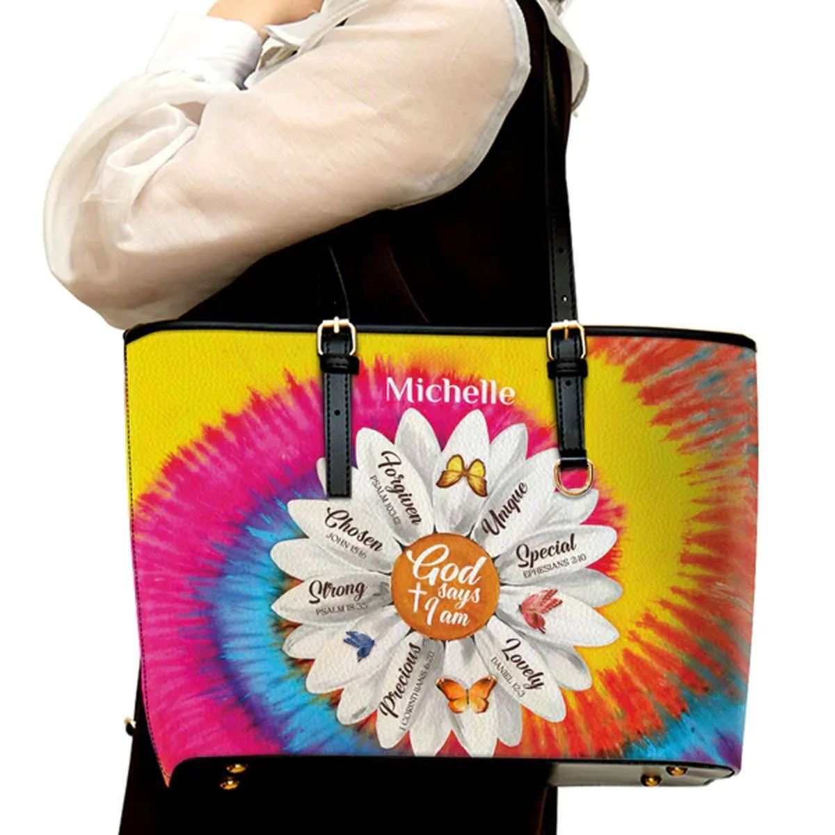 Christianart Designer Handbags, God Says You Are, Personalized Bags, Gifts for Women, Christmas Gift, CABLTB01290723.