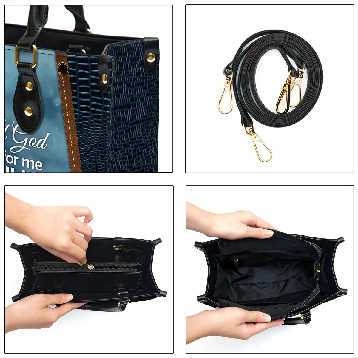 Christianart Designer Handbags, If God Is For Me Who Can Be Against Me Romans 8:31, Personalized Gifts, Gifts for Women.