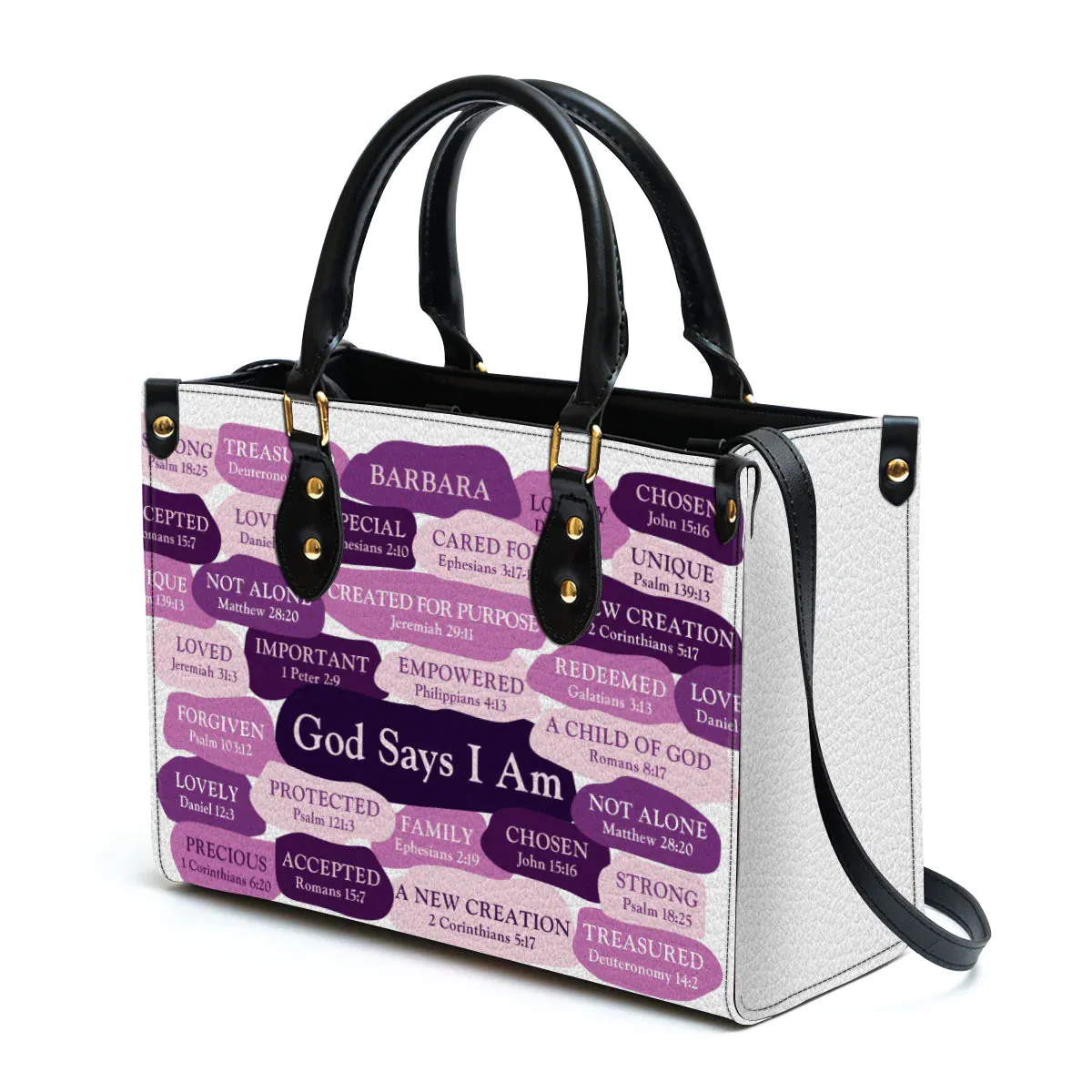 Christianart Designer Handbags, What God Says About You, Personalized Gifts, Gifts for Women.