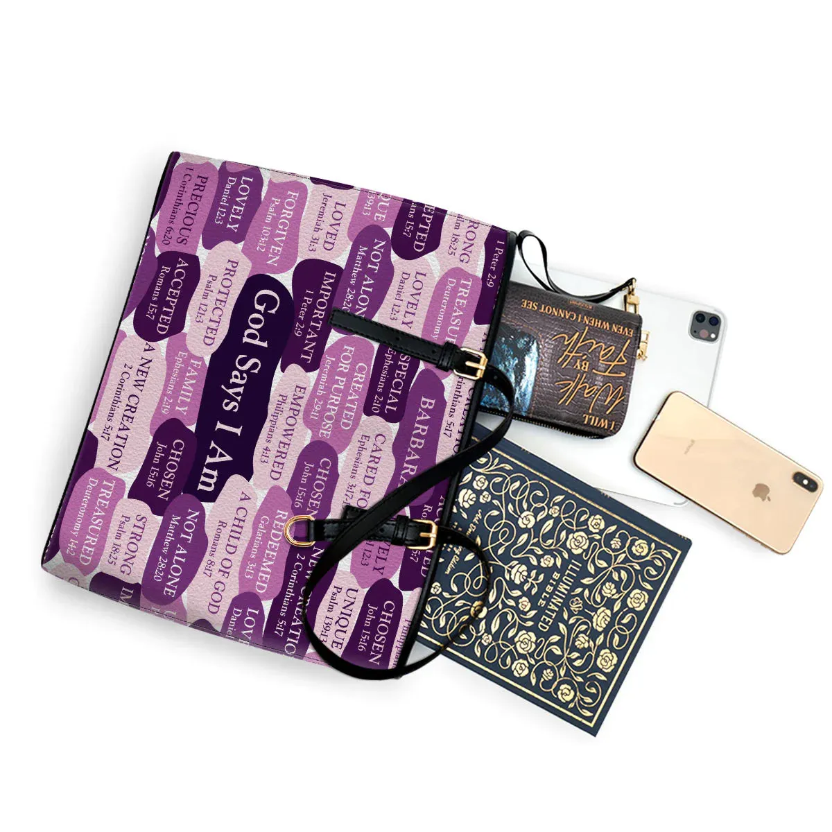 Christianart Designer Handbags, What God Says About You, Personalized Gifts, Gifts for Women.