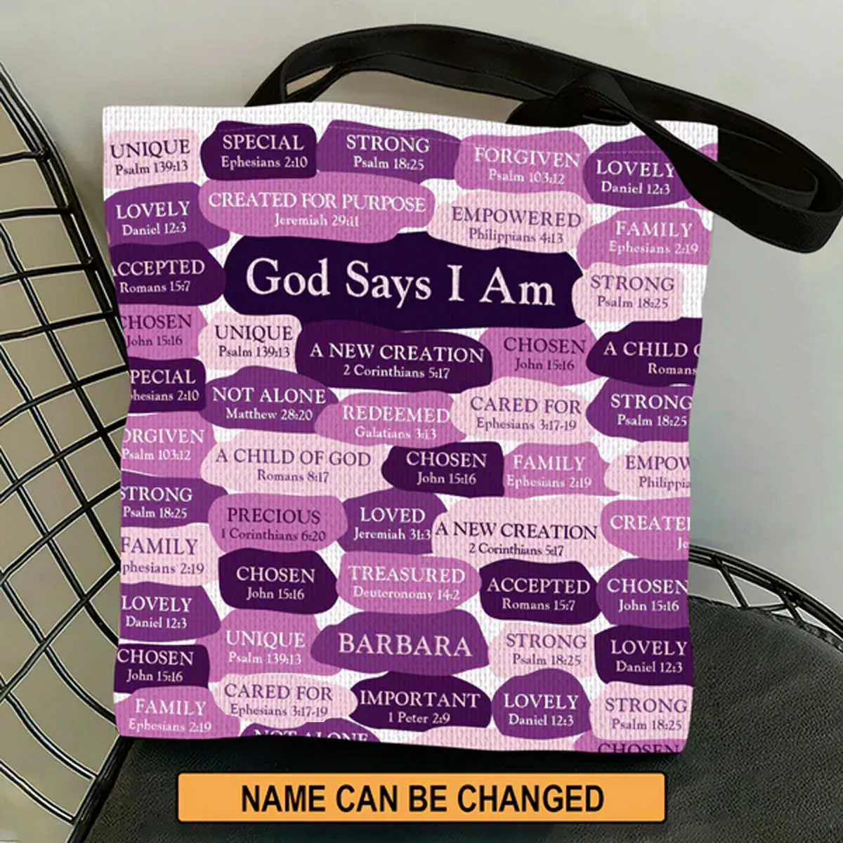 Christianart Designer Handbags, What God Says About You, Personalized Gifts, Gifts for Women.