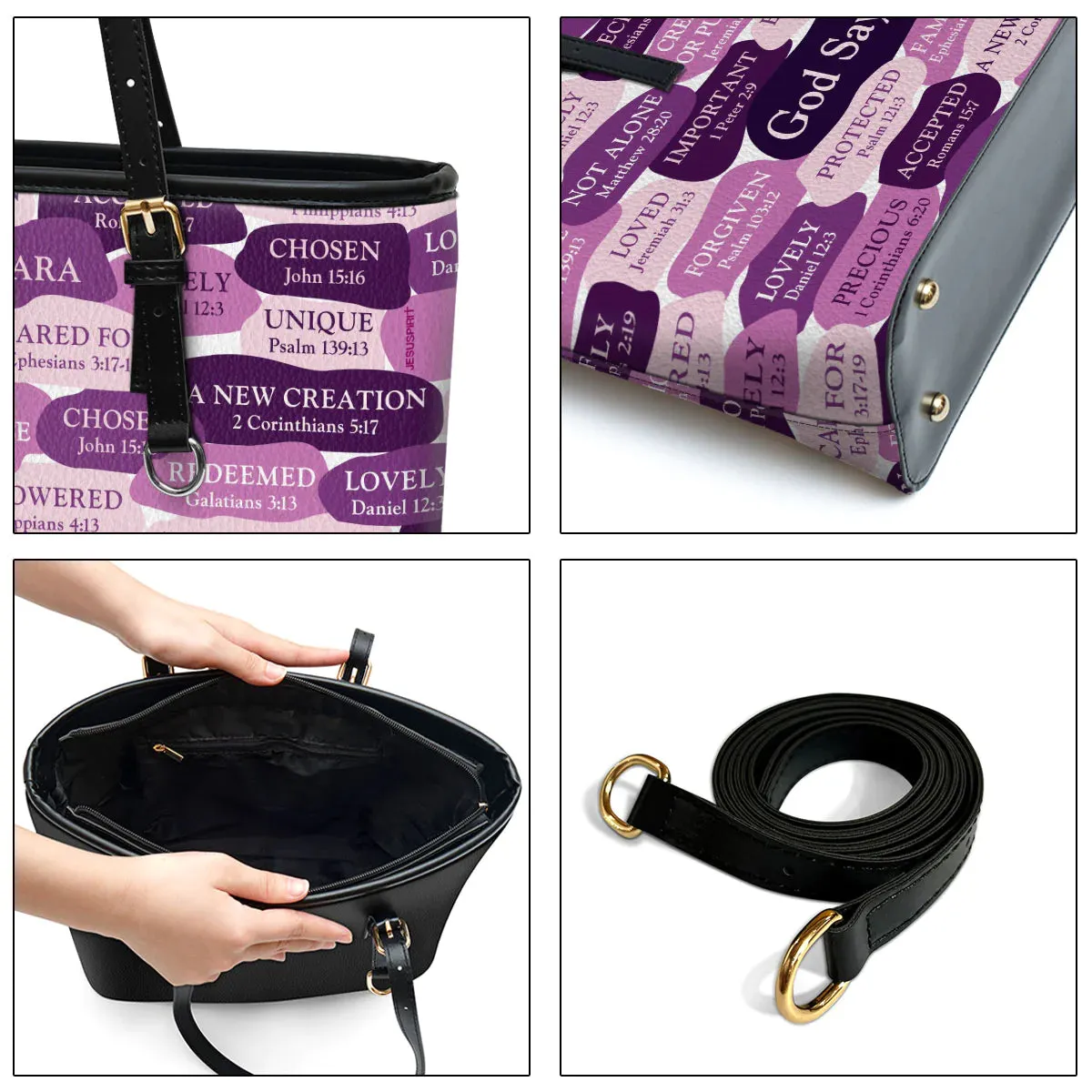 Christianart Designer Handbags, What God Says About You, Personalized Gifts, Gifts for Women.