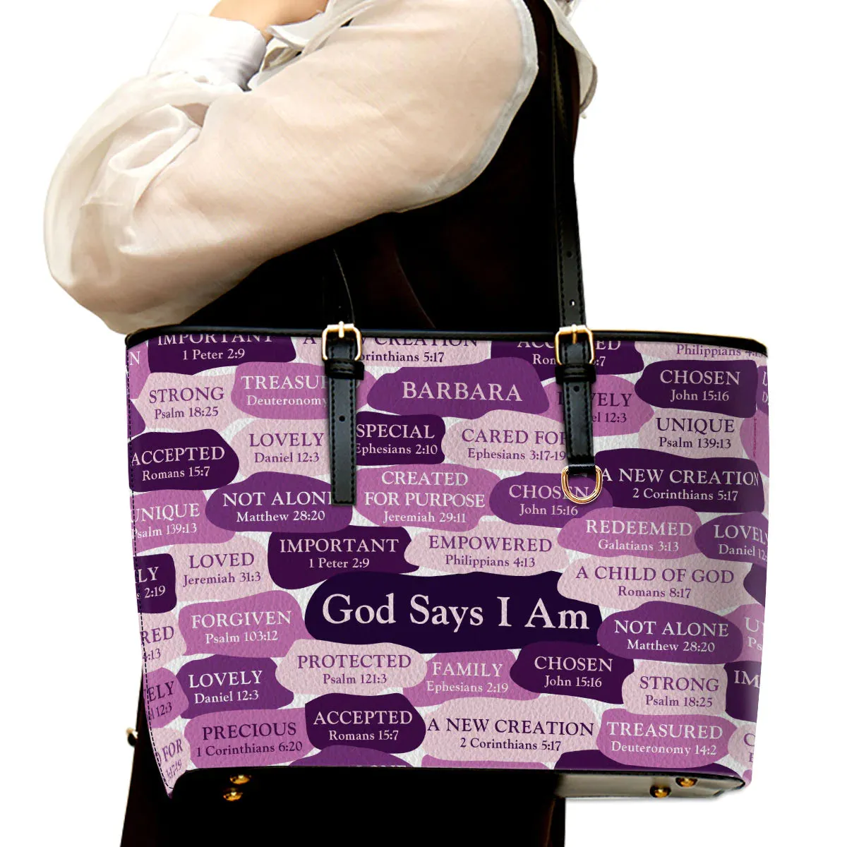 Christianart Designer Handbags, What God Says About You, Personalized Gifts, Gifts for Women.