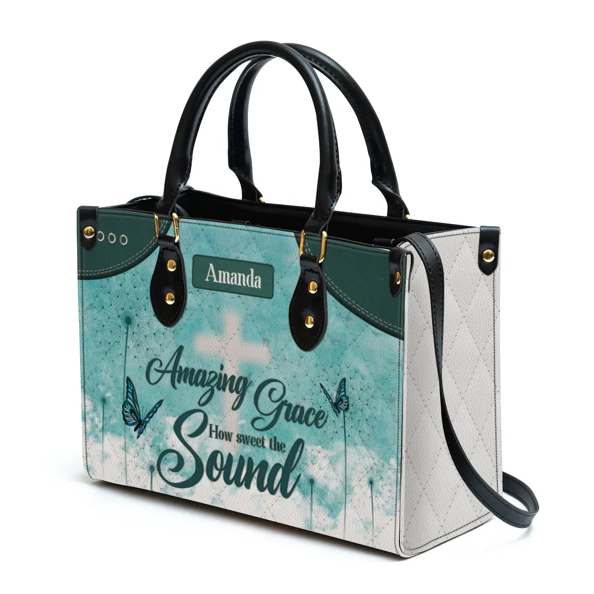 Christianart Handbag, Amazing Grace How Sweet The Sound, Personalized Gifts, Gifts for Women, Christmas Gift.