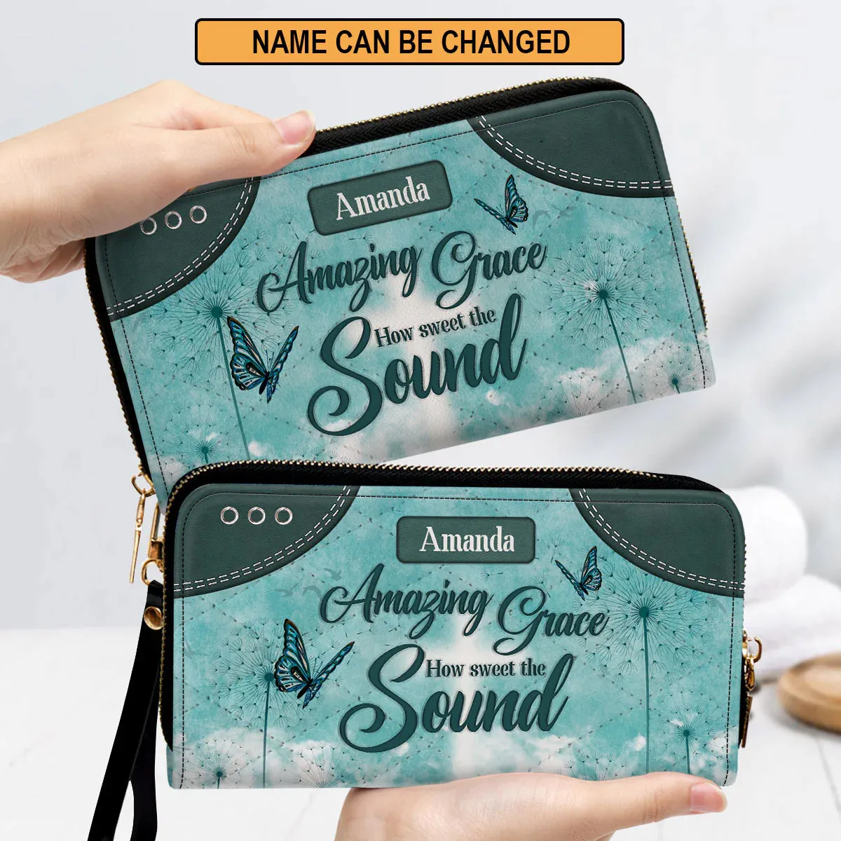 Christianart Handbag, Amazing Grace How Sweet The Sound, Personalized Gifts, Gifts for Women, Christmas Gift.