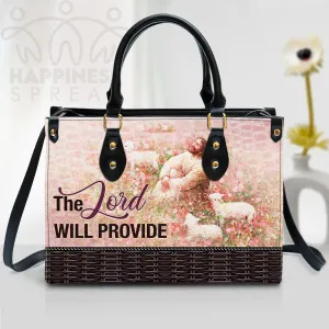 Christianart Handbag, Personalized Hand Bag, The Lord Will Provide, Personalized Gifts, Gifts for Women.