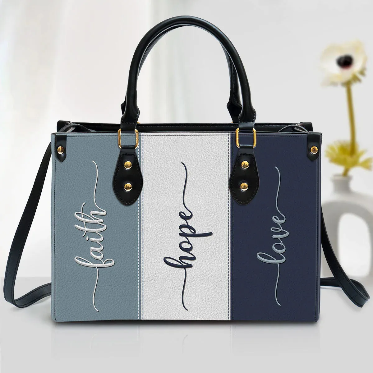 Christianartbag Handbag, Faith Hope Love Christ, Personalized Gifts, Gifts for Women, Christmas Gift.