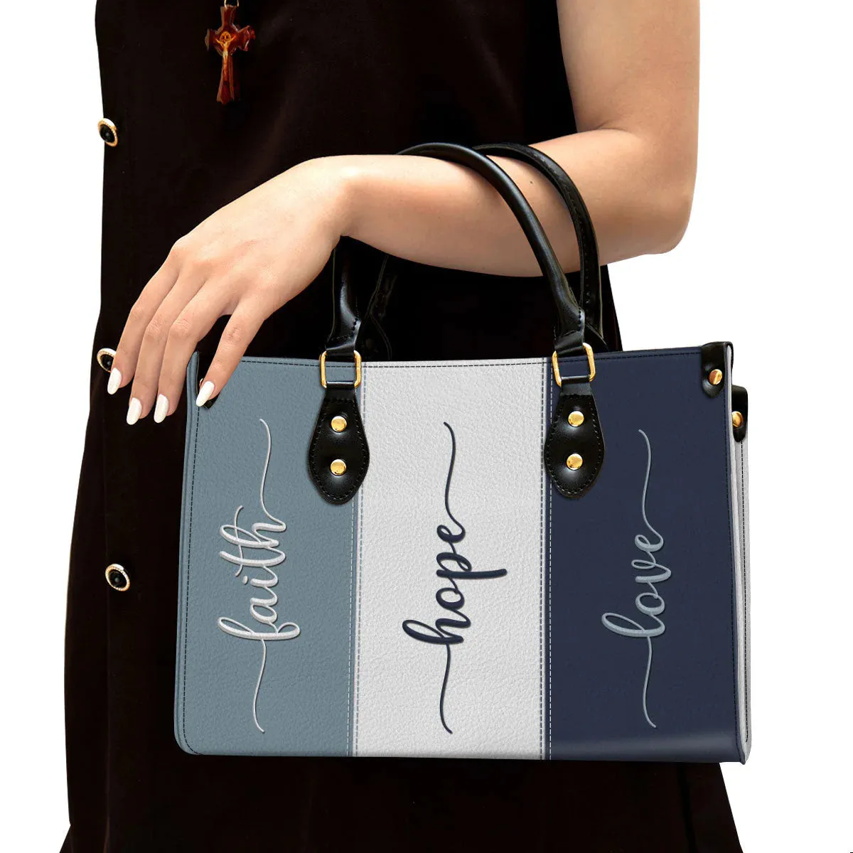 Christianartbag Handbag, Faith Hope Love Christ, Personalized Gifts, Gifts for Women, Christmas Gift.