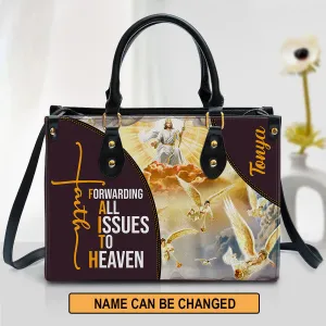 Christianartbag Handbag, Forwarding All Issues To The Heaven, Personalized Gifts, Gifts for Women, Christmas Gift.