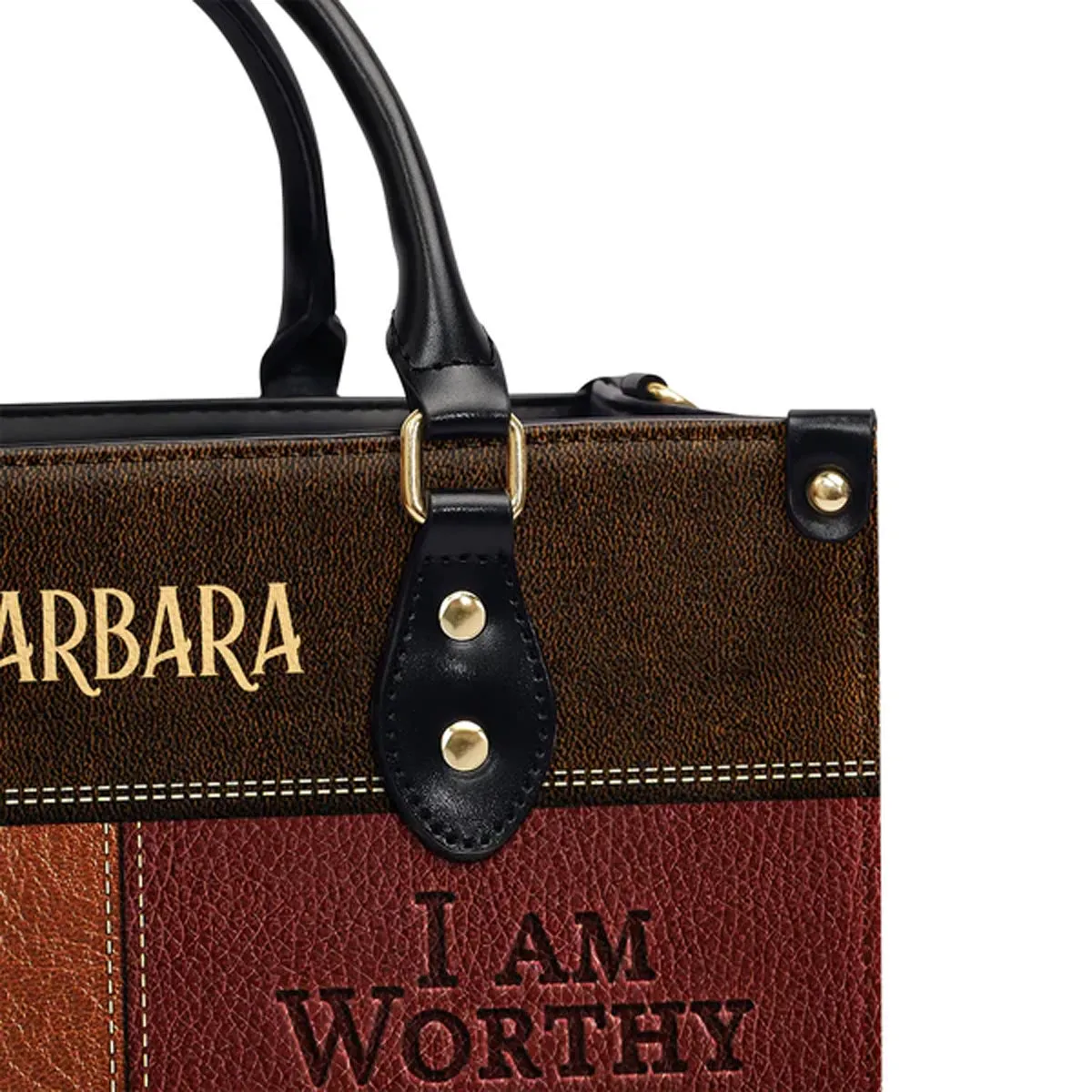 Christianartbag Handbags, I Am Strong I Am Loved Leather Bags, Personalized Bags, Gifts for Women, Christmas Gift, CABLTB01300723.