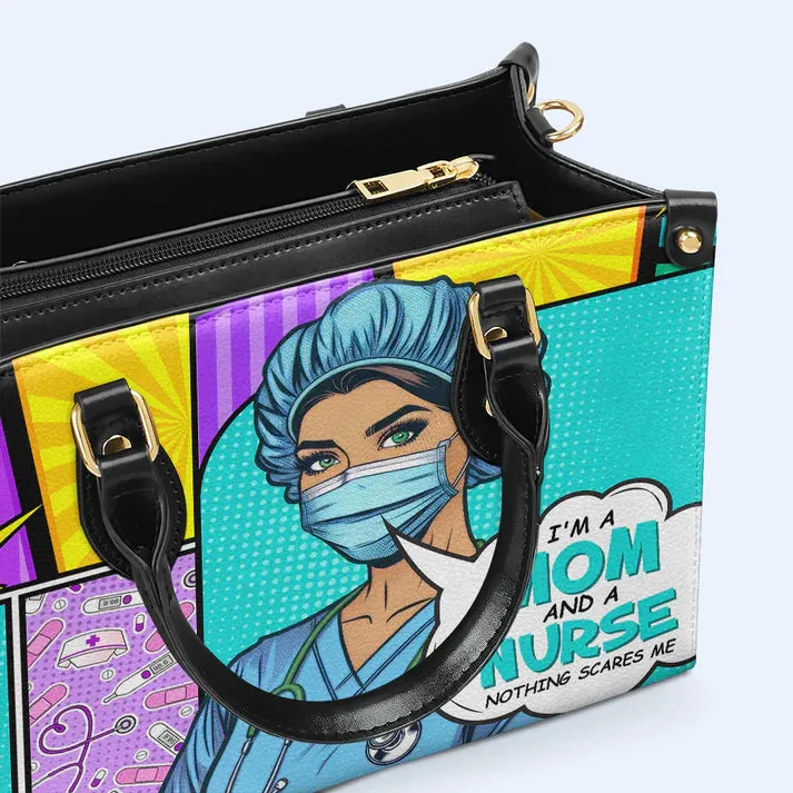 CHRISTIANARTBAG Heroic Mom & Nurse Pop Art Leather Handbag - CABLTHB07300324.