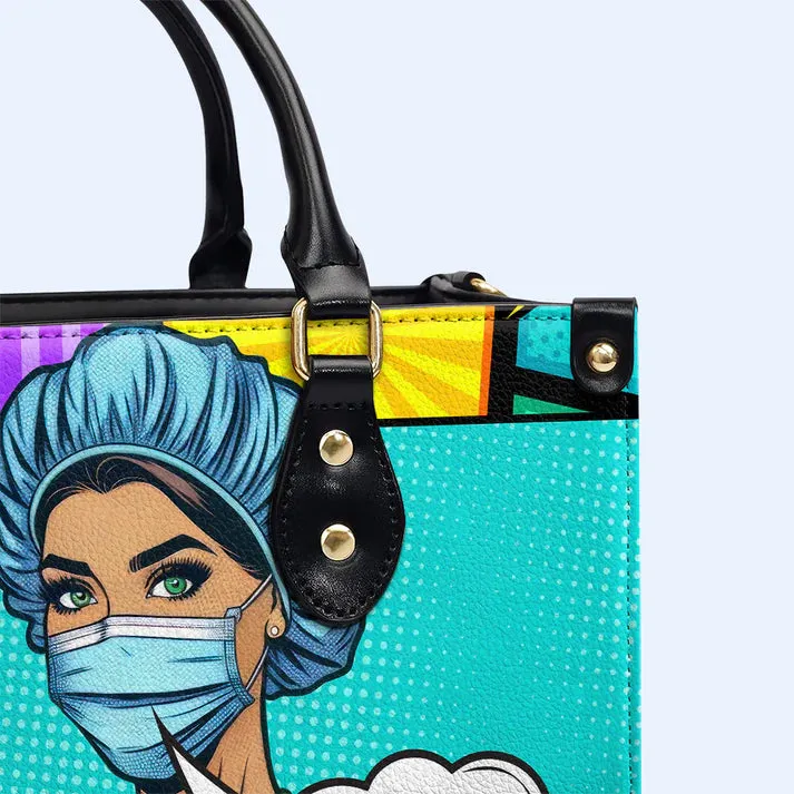 CHRISTIANARTBAG Heroic Mom & Nurse Pop Art Leather Handbag - CABLTHB07300324.