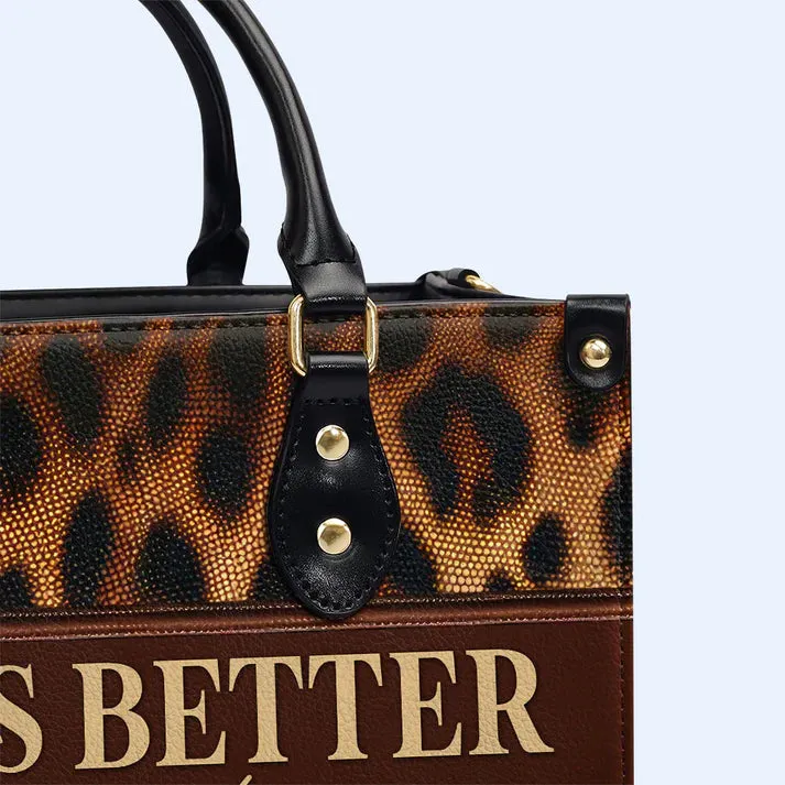 CHRISTIANARTBAG - Life Is Better With My Boys - Bespoke Leather Handbag - CABLTHB19300324.
