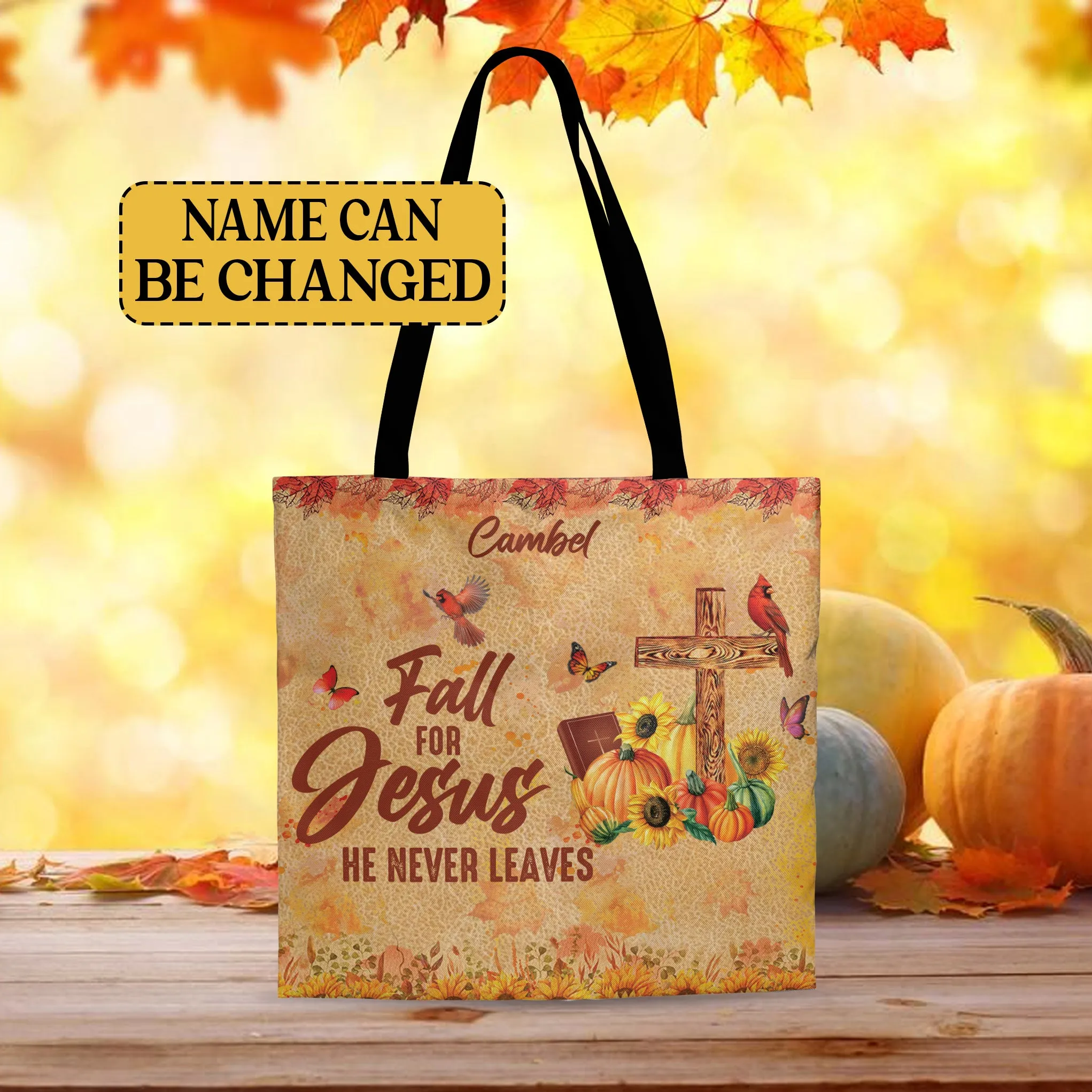 Christianartbag TOTE Bag, Fall Collection TOTE Bag - Durable Polyester Canvas with Stylish Designs, Personalized TOTE Bag, CAB01031023.