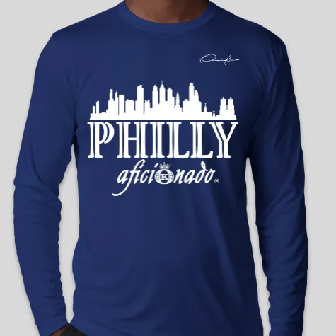 City Skyline Aficionado Long Sleeve Shirts • New York • Los Angeles • Miami • Atlanta • Chicago