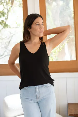 CJ's Favorite Ribbed V-Neck Tank
