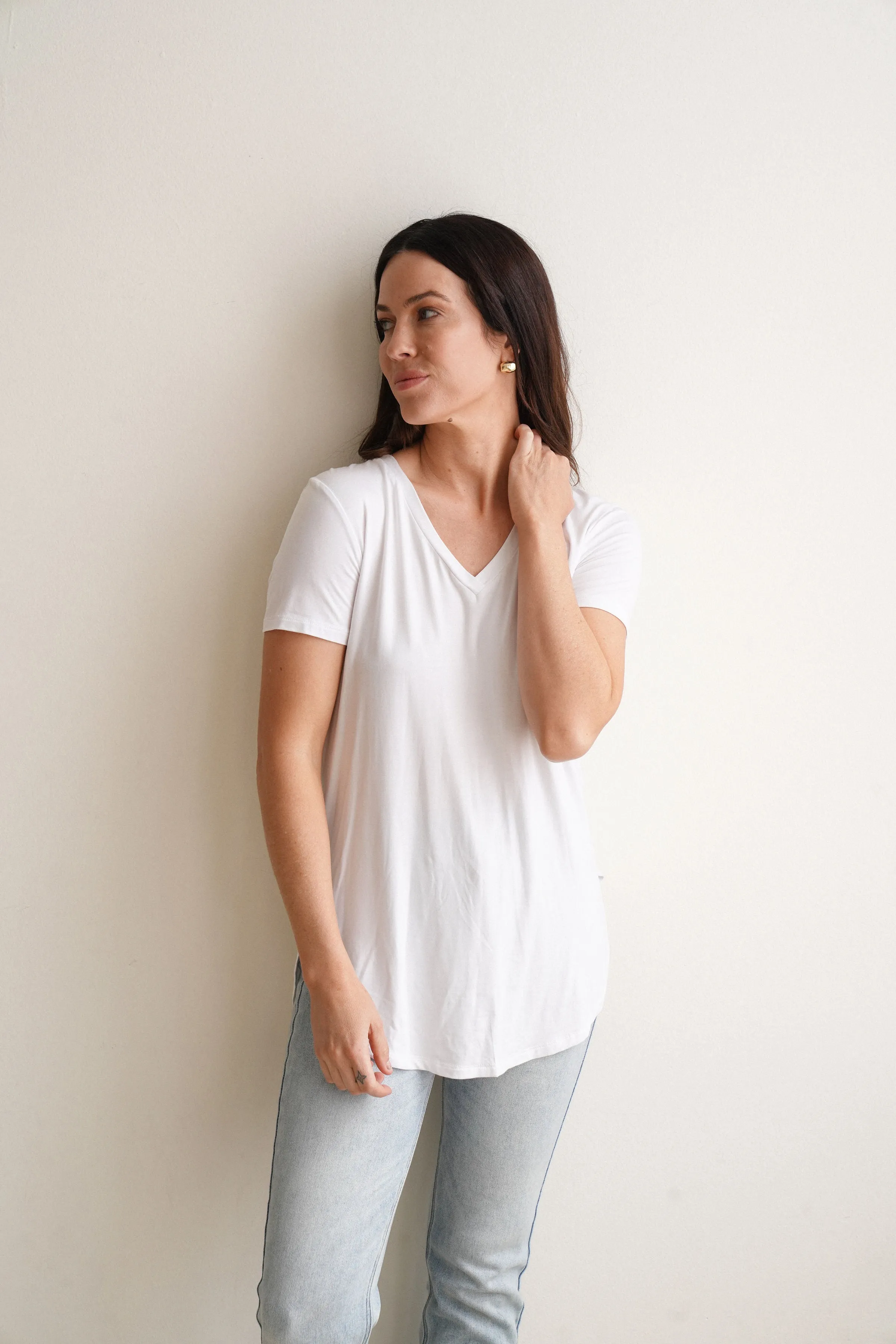 CJ's Favorite V-Neck Tee