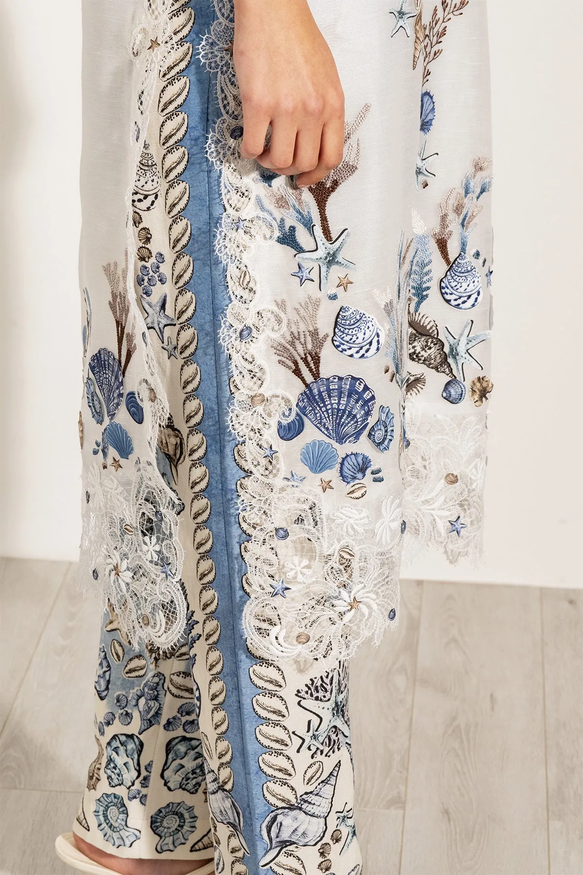 Clara white tunic