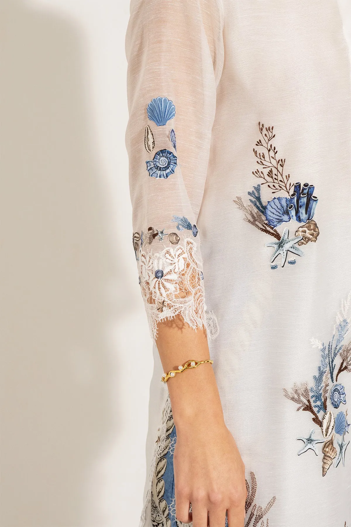 Clara white tunic