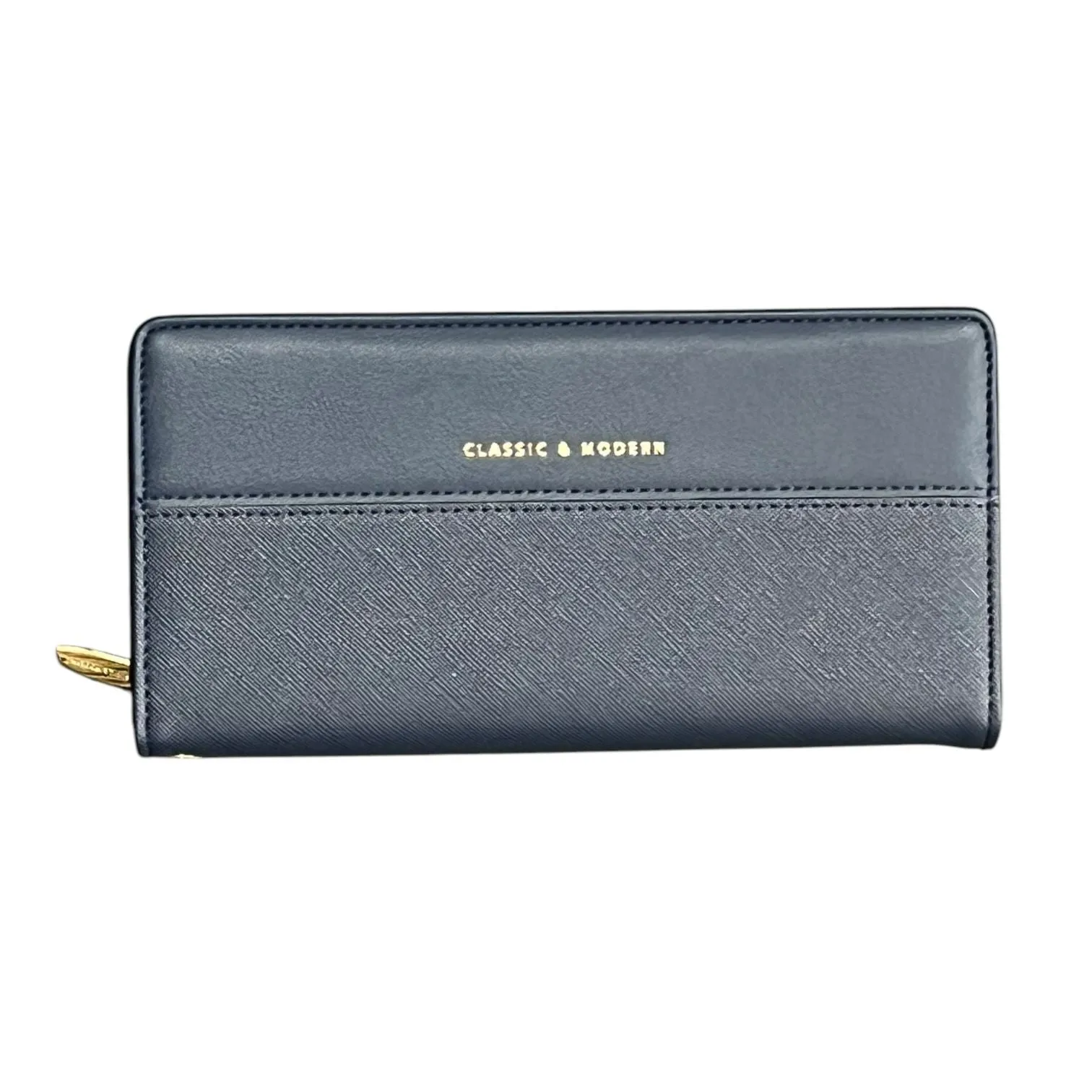 Classic and Modern Slim Zipper Wallet