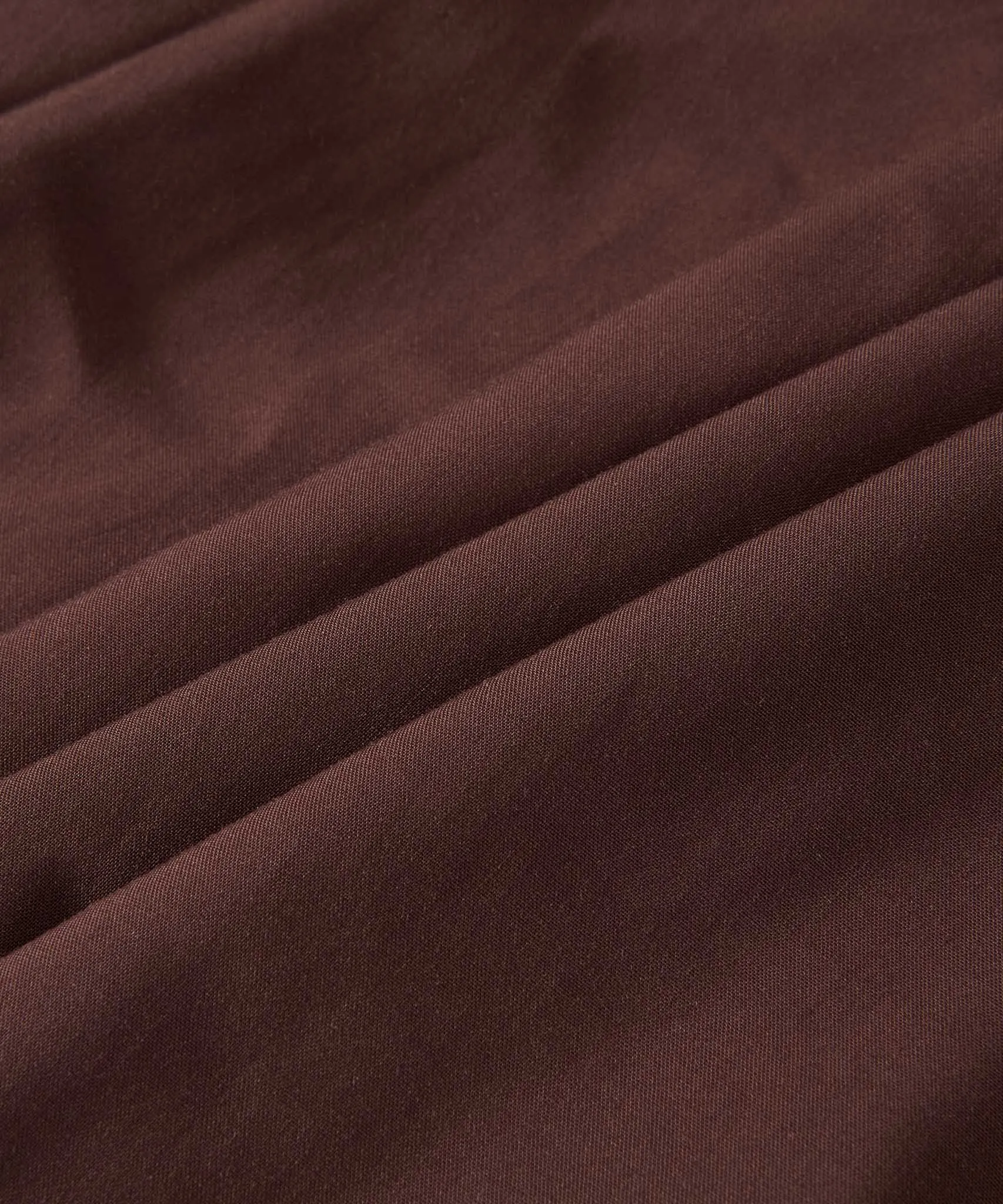 Cocoa Brown Button Down Long Sleeve Tunic