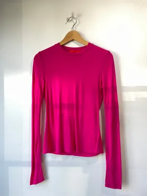 Commission Fuchsia Long Sleeve Top