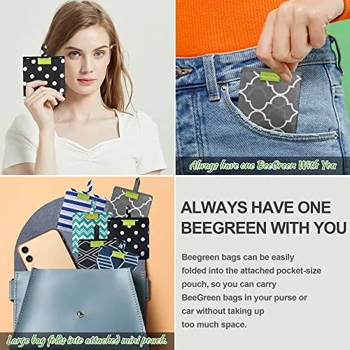 Compact reusable grocery totes