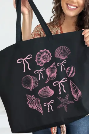 Coral Coast Canvas Jumbo Tote