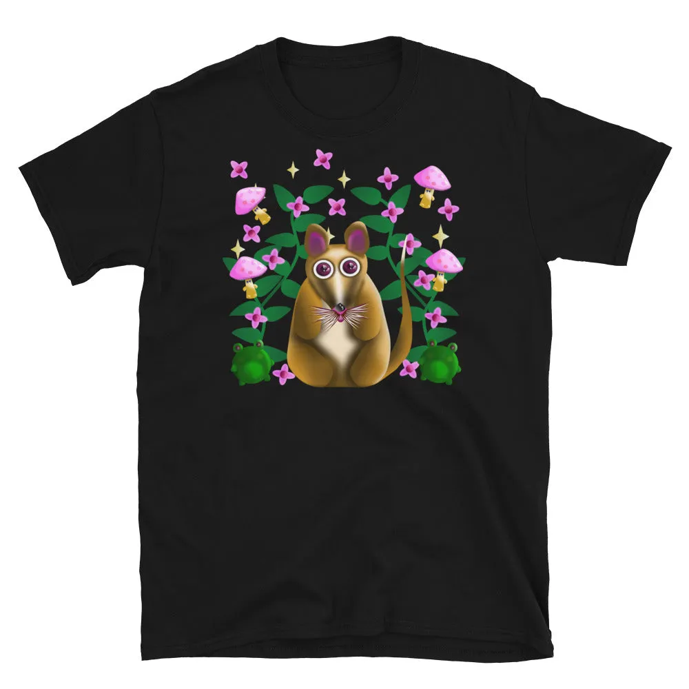 Cottagecore Forest Mouse Graphic T-Shirt