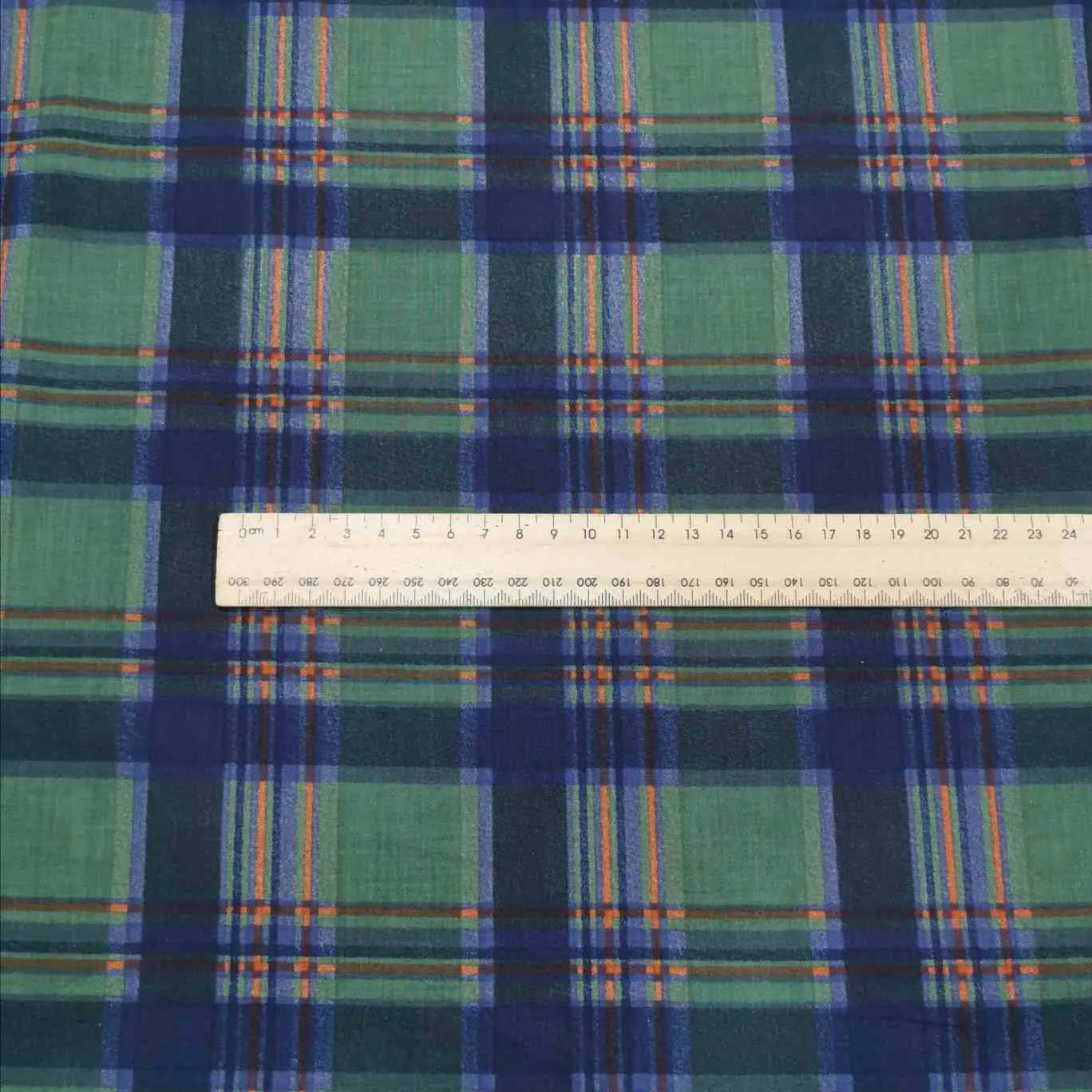 Cotton, Emerald Check
