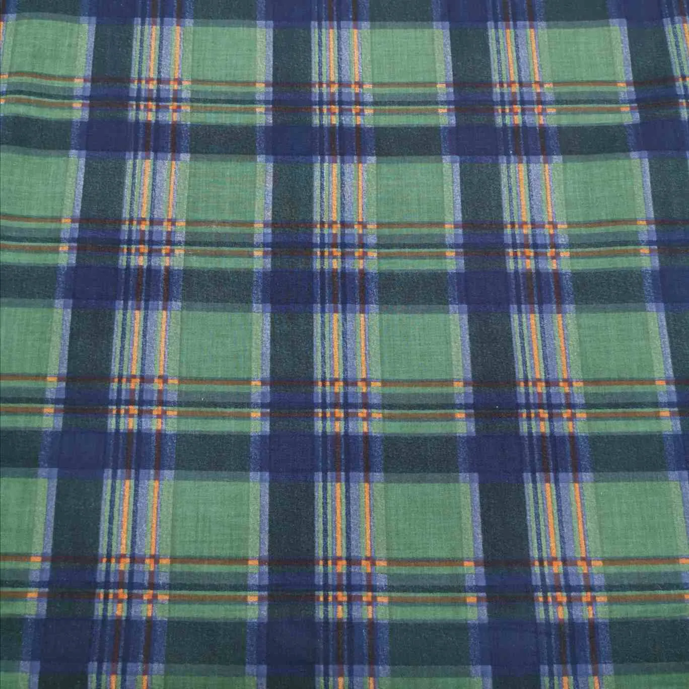Cotton, Emerald Check