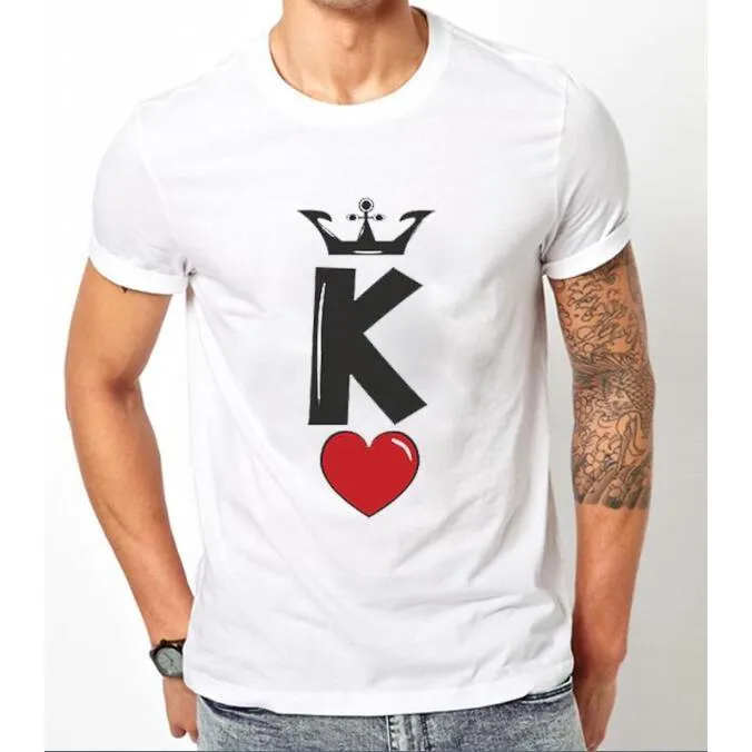 Couple Matching Queen King Hearts T-shirts