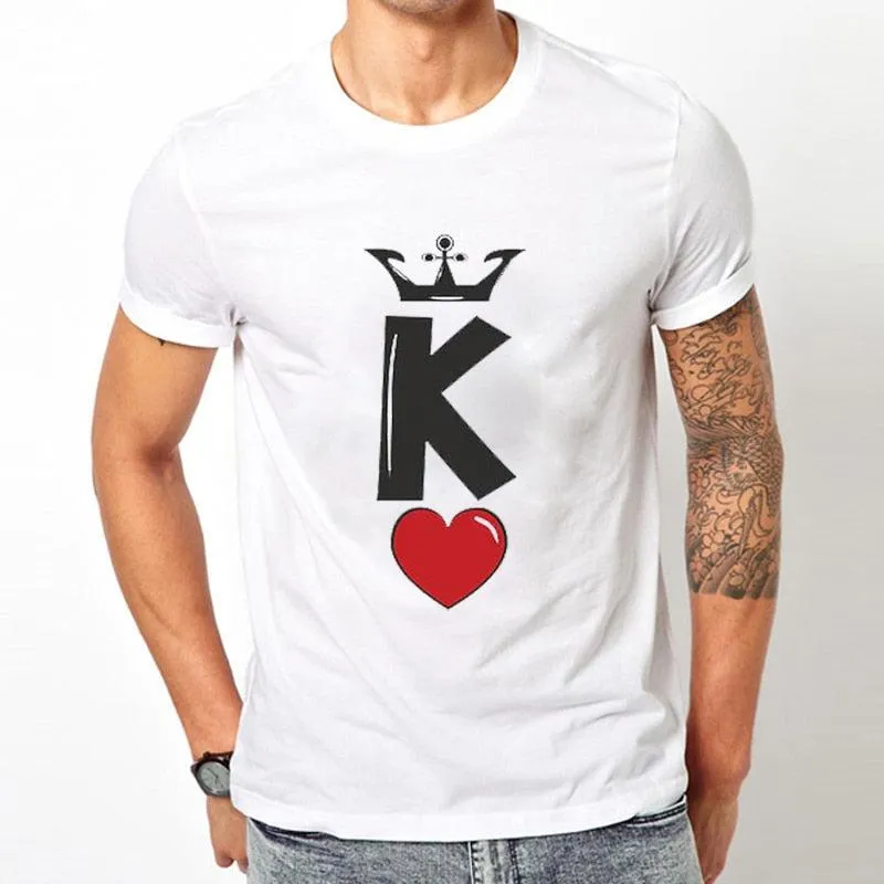 Couple Matching Queen King Hearts T-shirts