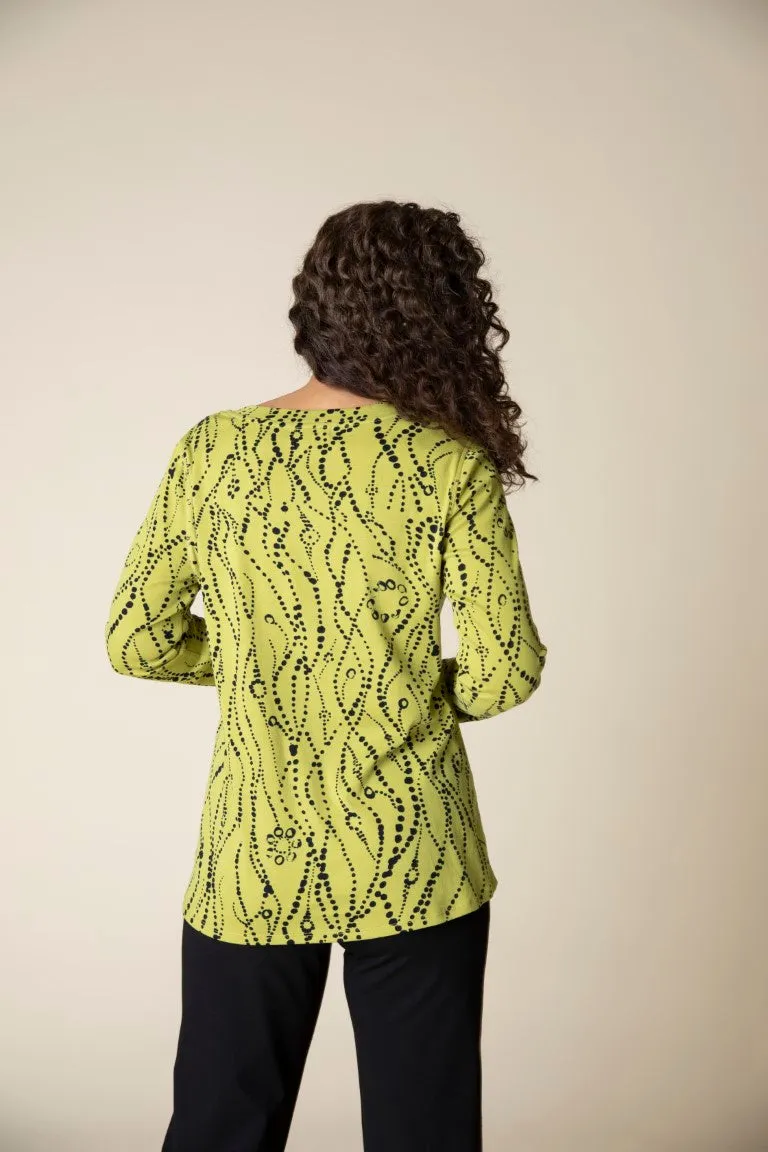 Cozy Wavy Dots Tunic