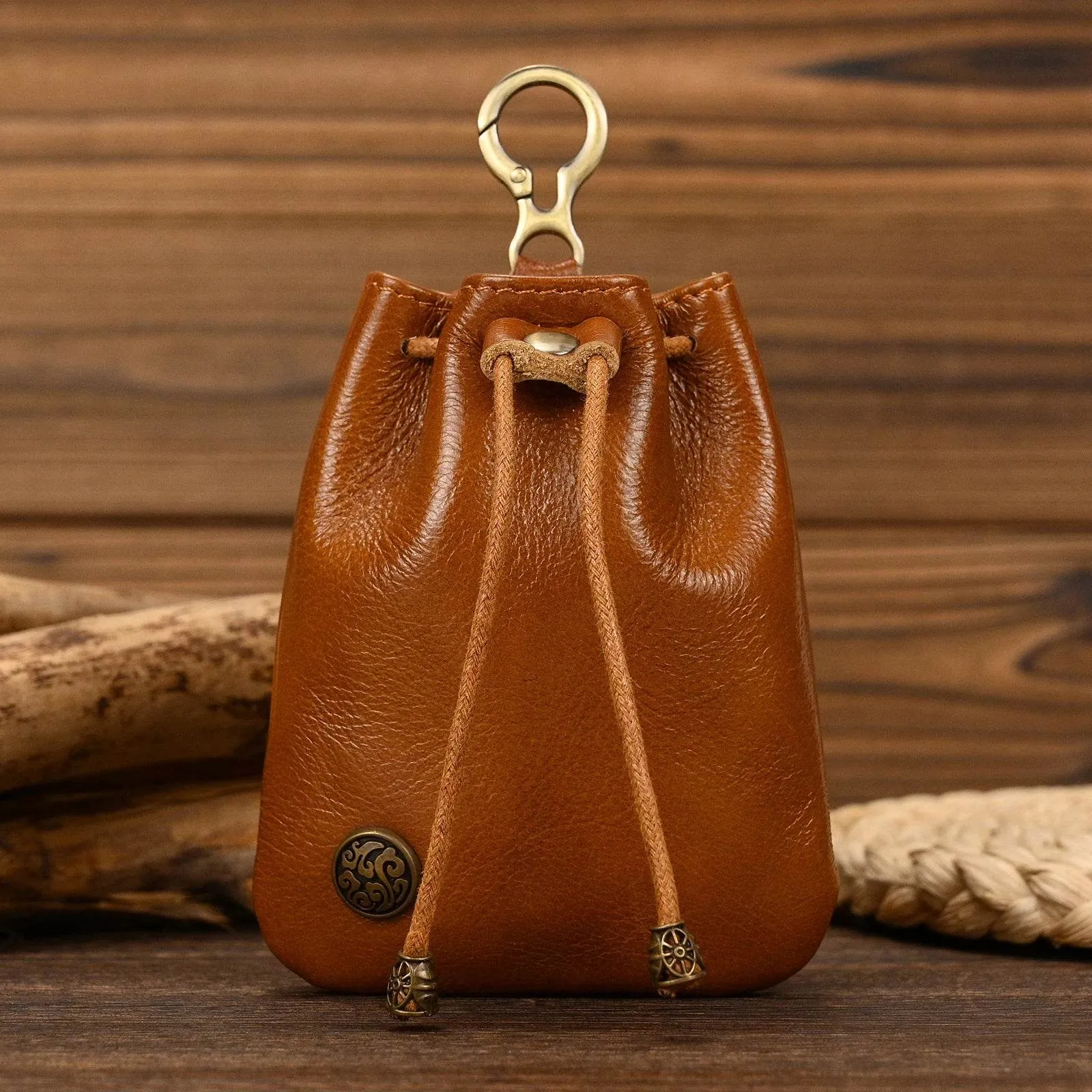 Crazy Horse Leather Card Holder Luxury Bifold Wallet for Men