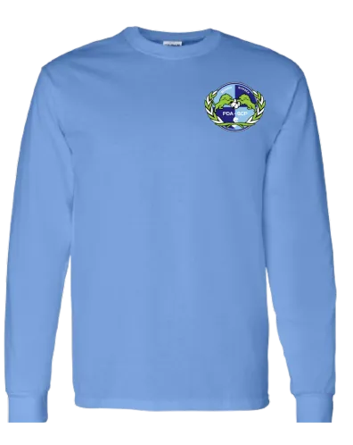 Crewneck-Long Sleeve T-shirt-PDA/SCP Left Chest Logo