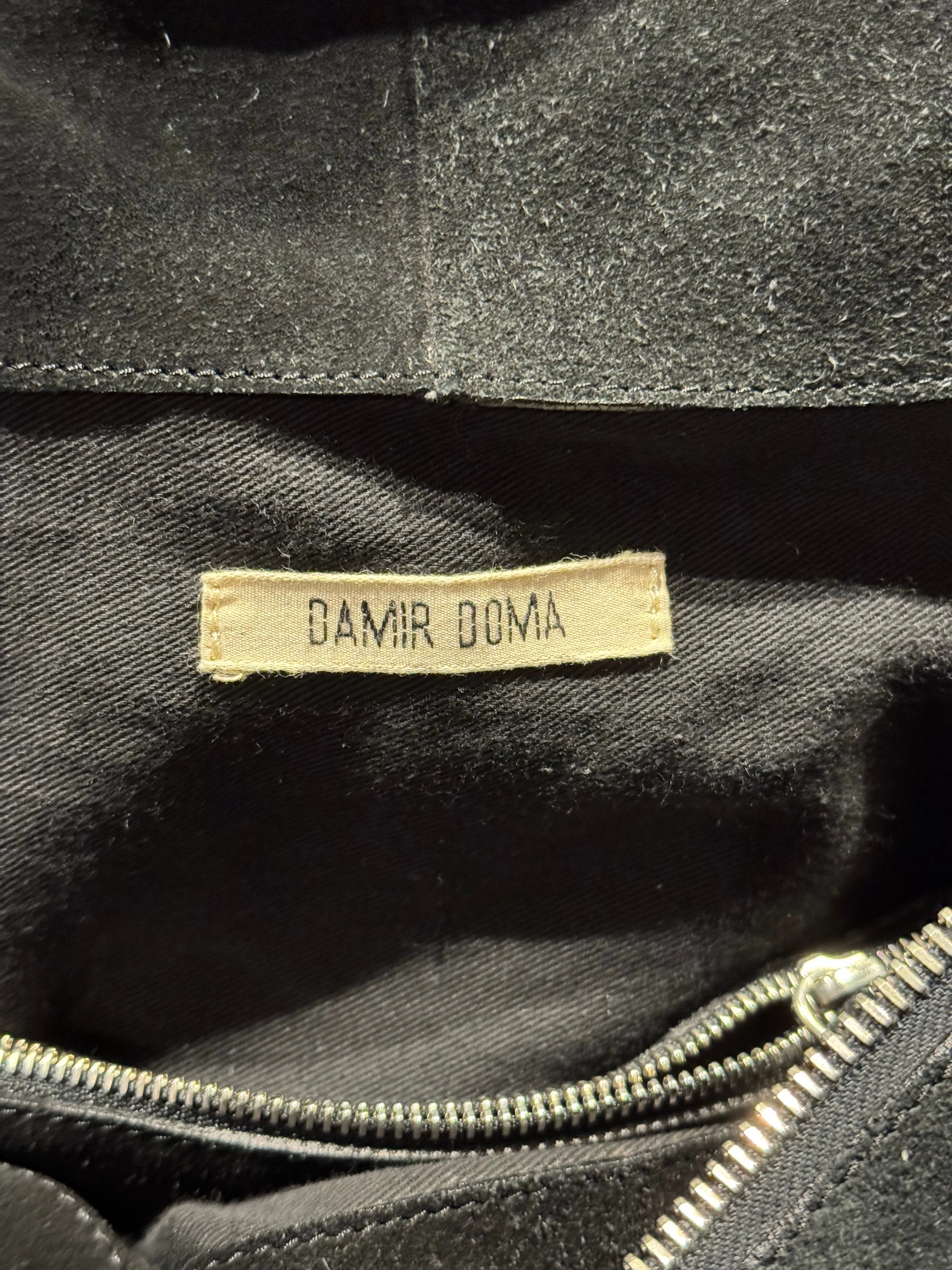 Damir Doma big suede bag
