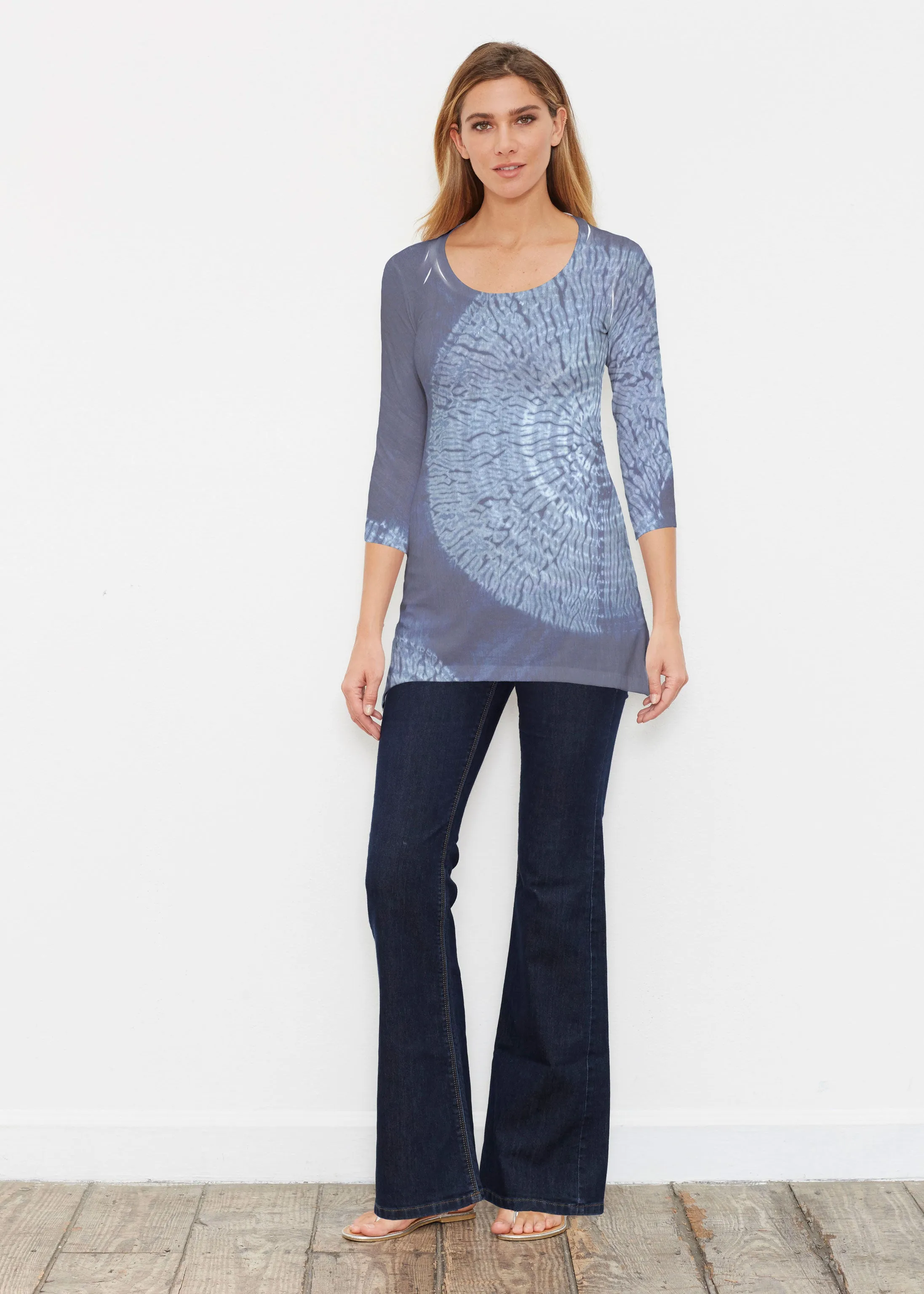 Dandelion Dream (14169) ~ Buttersoft 3/4 Sleeve Tunic