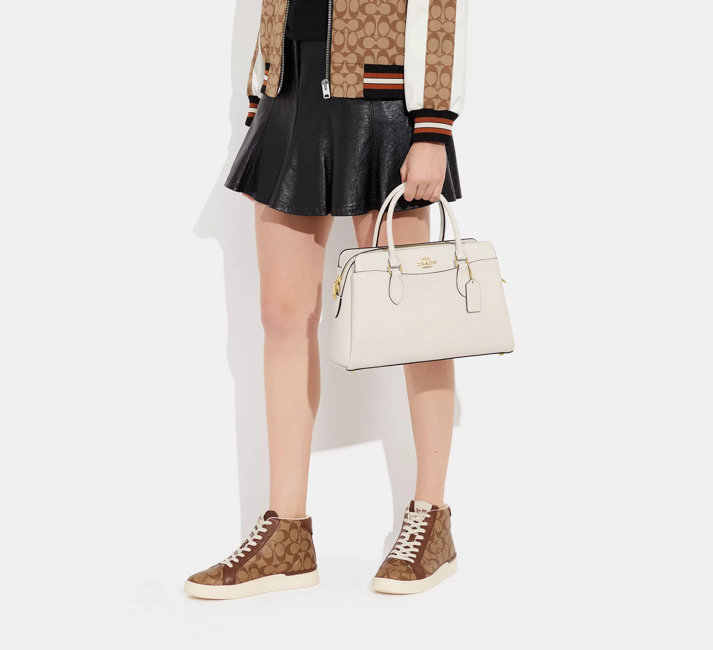 Darcie Carryall Bag With Signature Canvas Detail