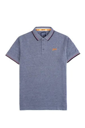 Dark Grey Collar T-Shirt