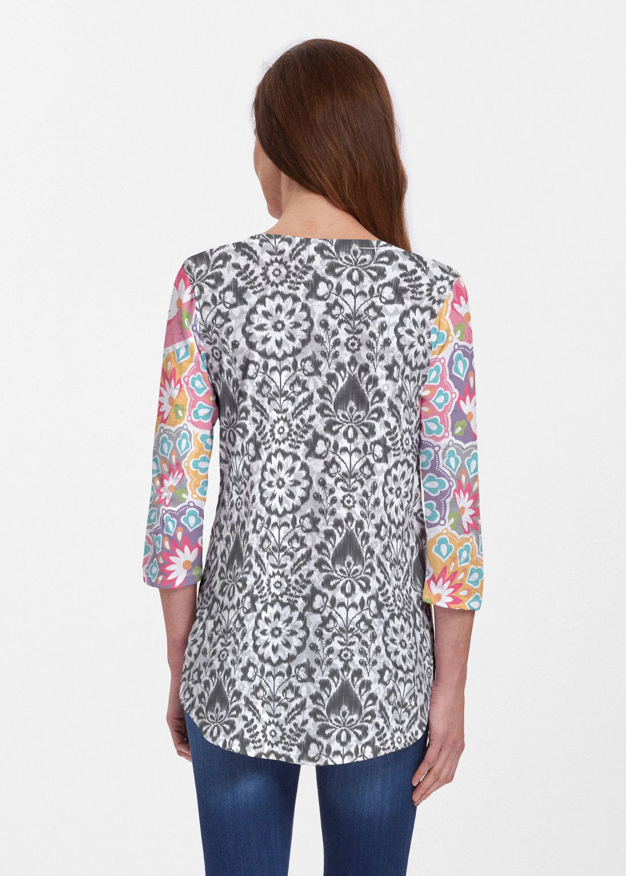 Darling Geo (13382) ~ Signature V-neck Flowy Tunic
