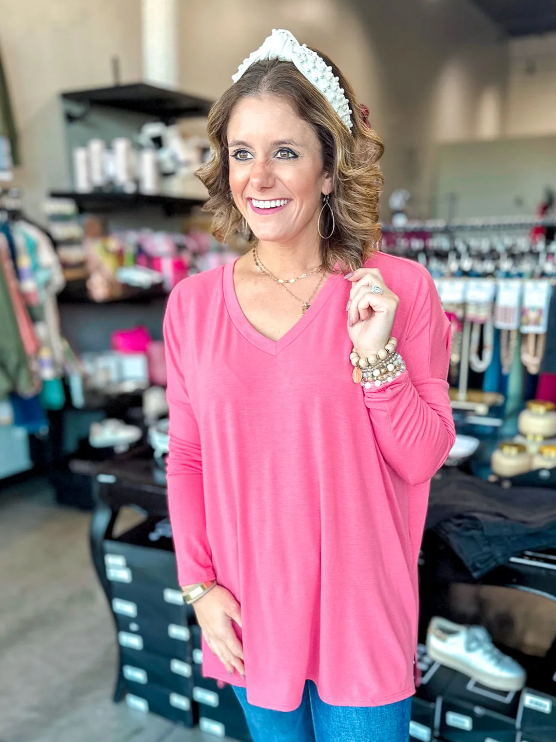 Debbie Drop Shoulder Tunic