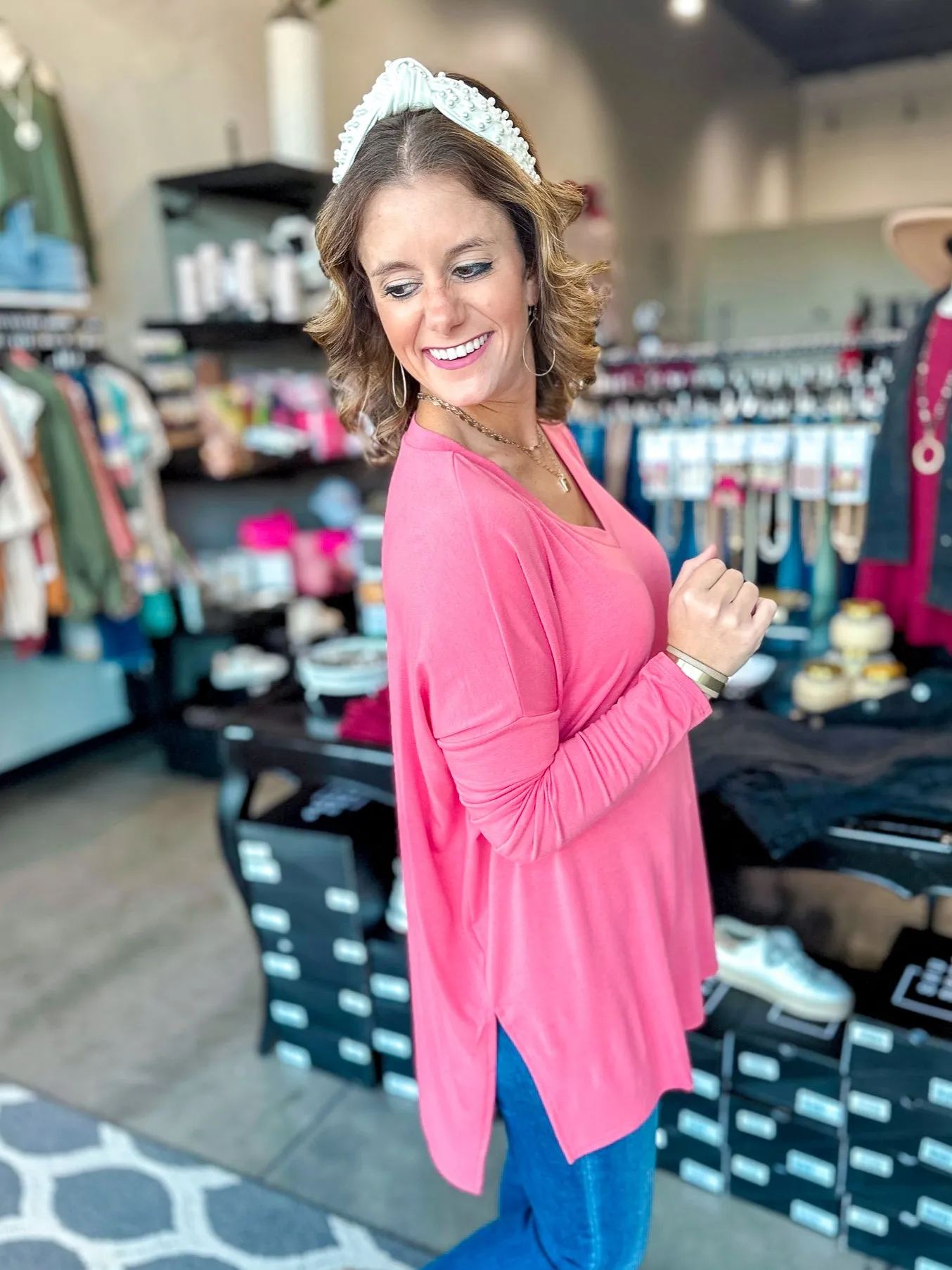 Debbie Drop Shoulder Tunic