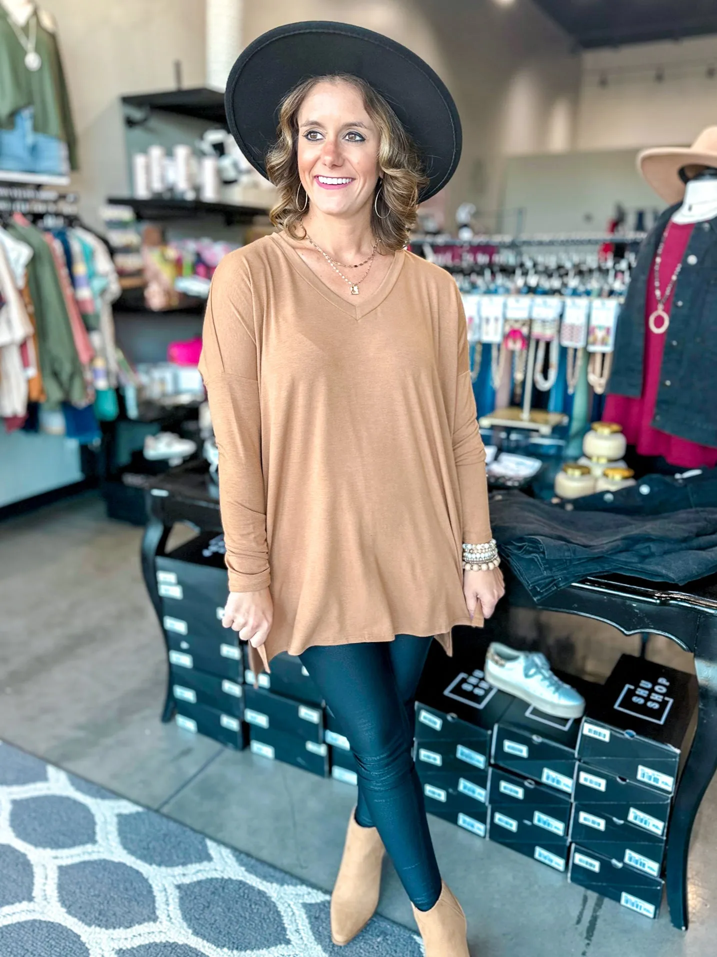 Debbie Drop Shoulder Tunic